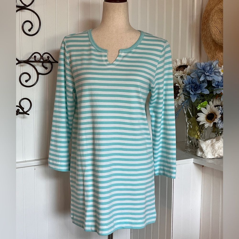 Real Comfort by Chadwick’s Pique Stripe Top – Size MT